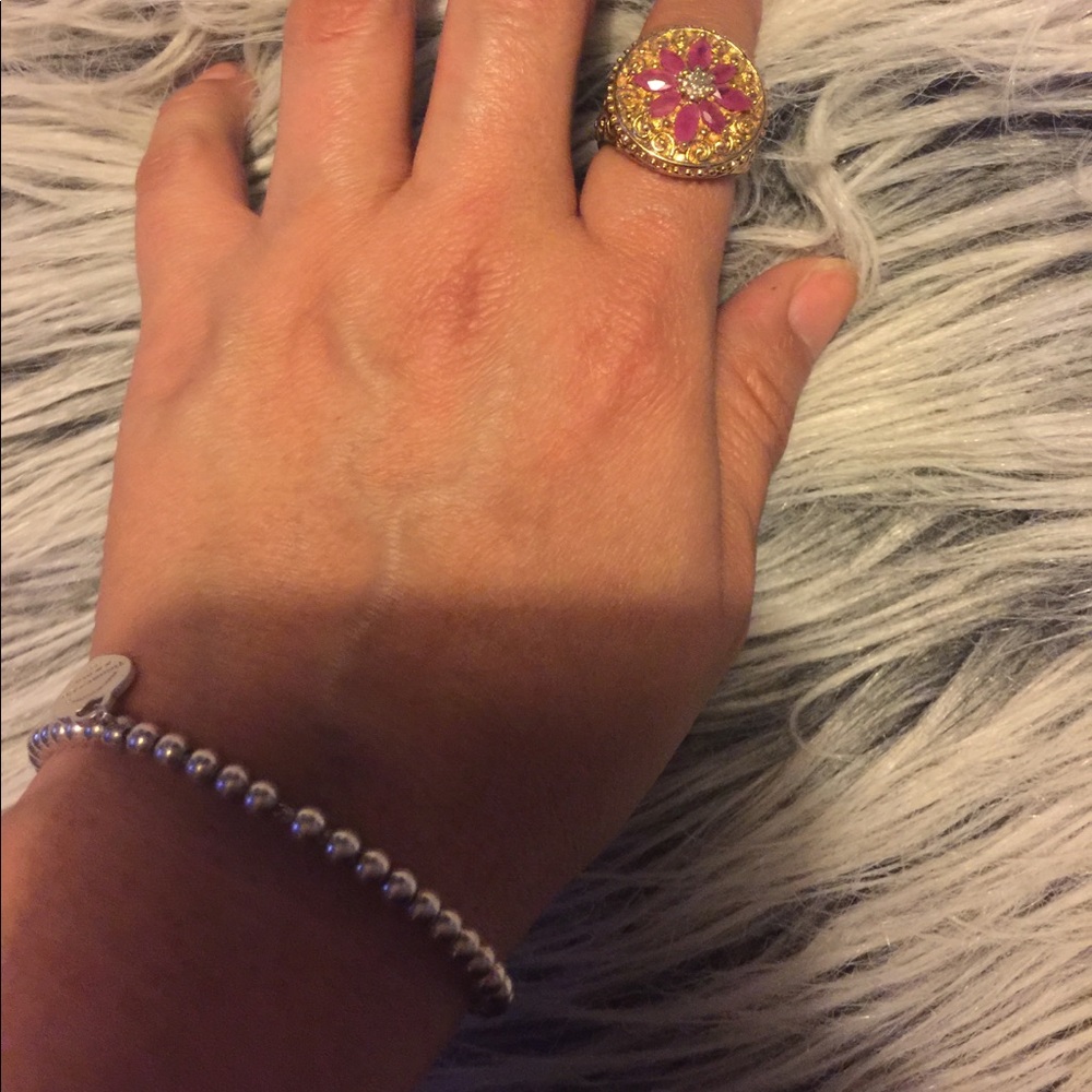 14k Over Silver Ruby Ring - image 4